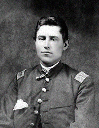 1st Lieutenant Henry C. Jerauld of Company A, 80th Indiana Volunteer Infantry, taken circa 1863/1864
